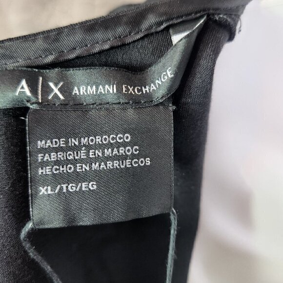 NEW Armani Exchance SEAMED V-NECK SHEATH Sz  XL - Picture 8 of 10